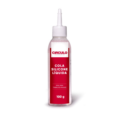 Cola Silicone Liquida Circulo